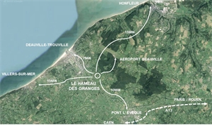 terrain a batir à la vente -   14800  CANAPVILLE, surface 1171 m2 vente terrain a batir - UBI432853928